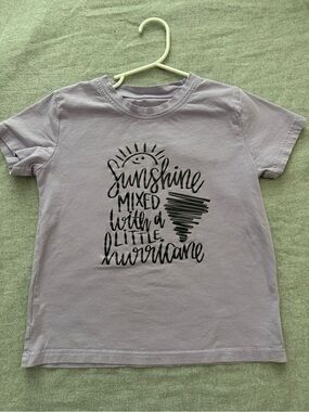 🪼Kids Tee - "Sunshine Mixed With A Little Hurricane"
